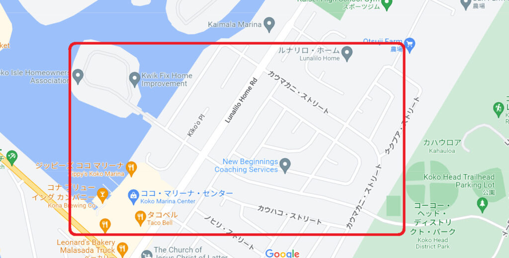 松原千明さんマンション地図