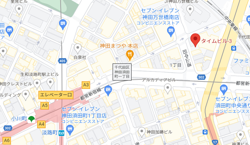 Googlemapお店位置